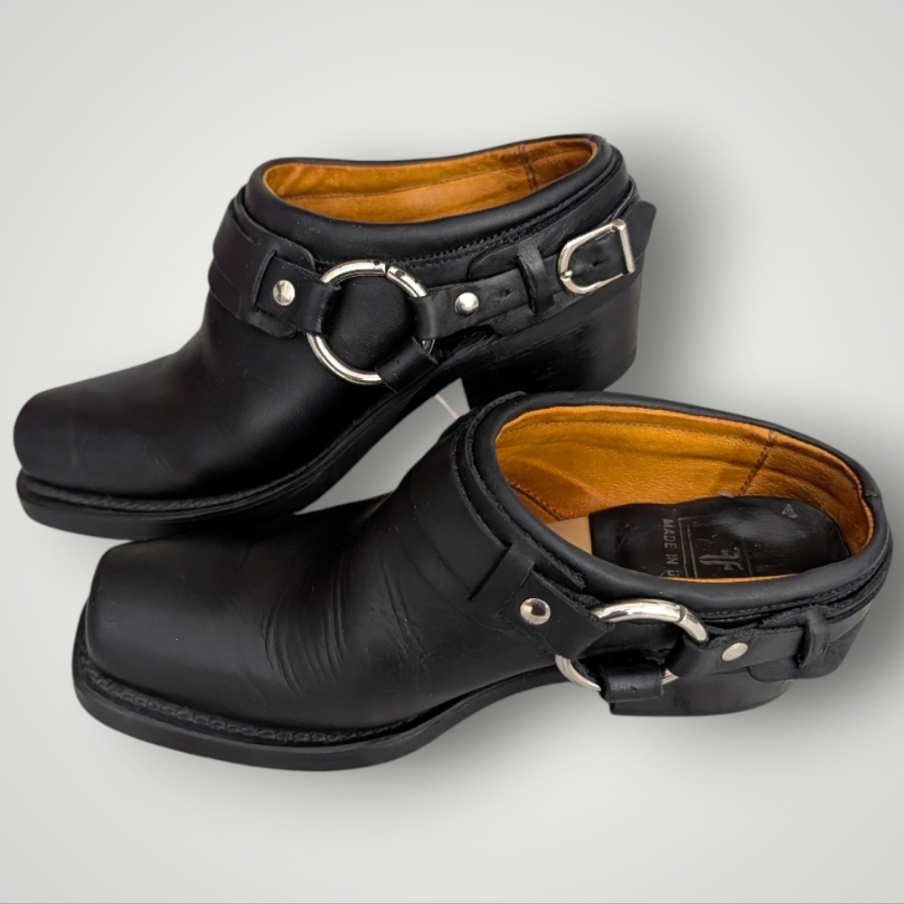 Frye Belted Harness Mules - Picture 14 of 14